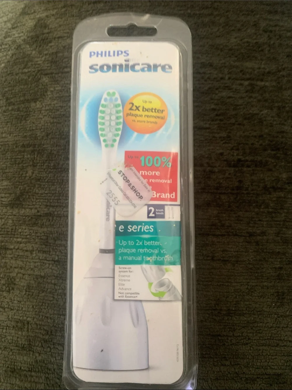 🆕- PHILLIPS SONICARE E-SERIES Replacement Brush Heads - 2 Pack
